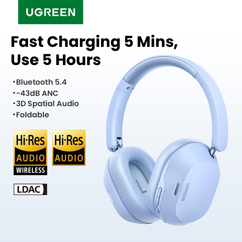 Home Cinema Headphones - UGREEN Max5c Беспроводные Bluetooth-наушники 43 дБ