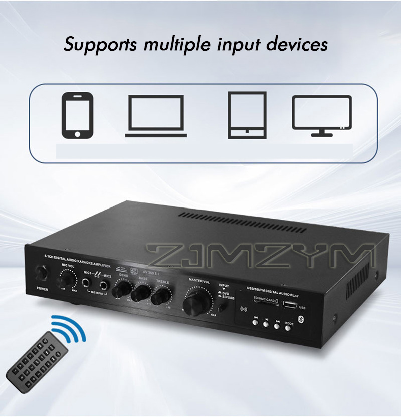 Home Cinema Receiver - Bluetooth 5.1 Усилитель звука и динамика