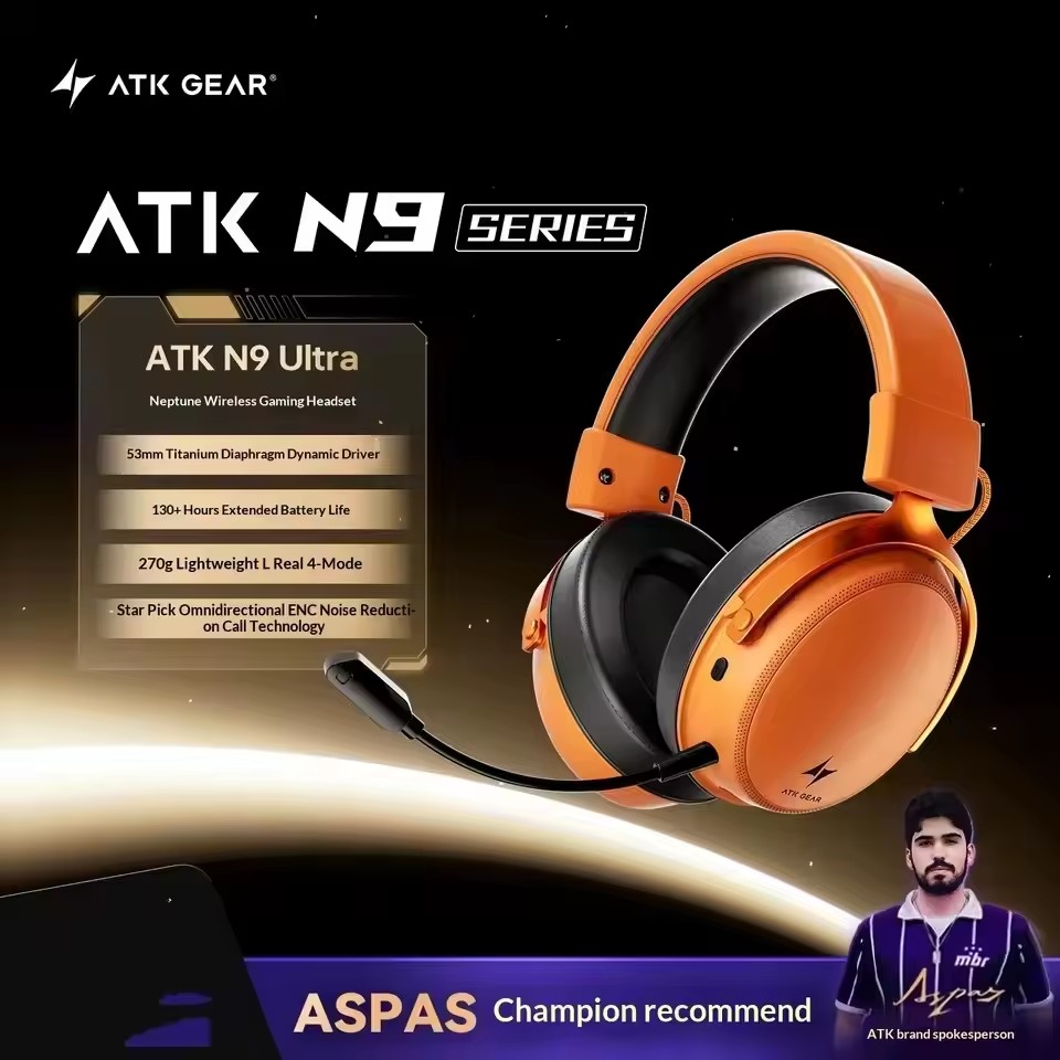 Home Cinema Headphones - Беспроводная игровая гарнитура ATK N9 2,4