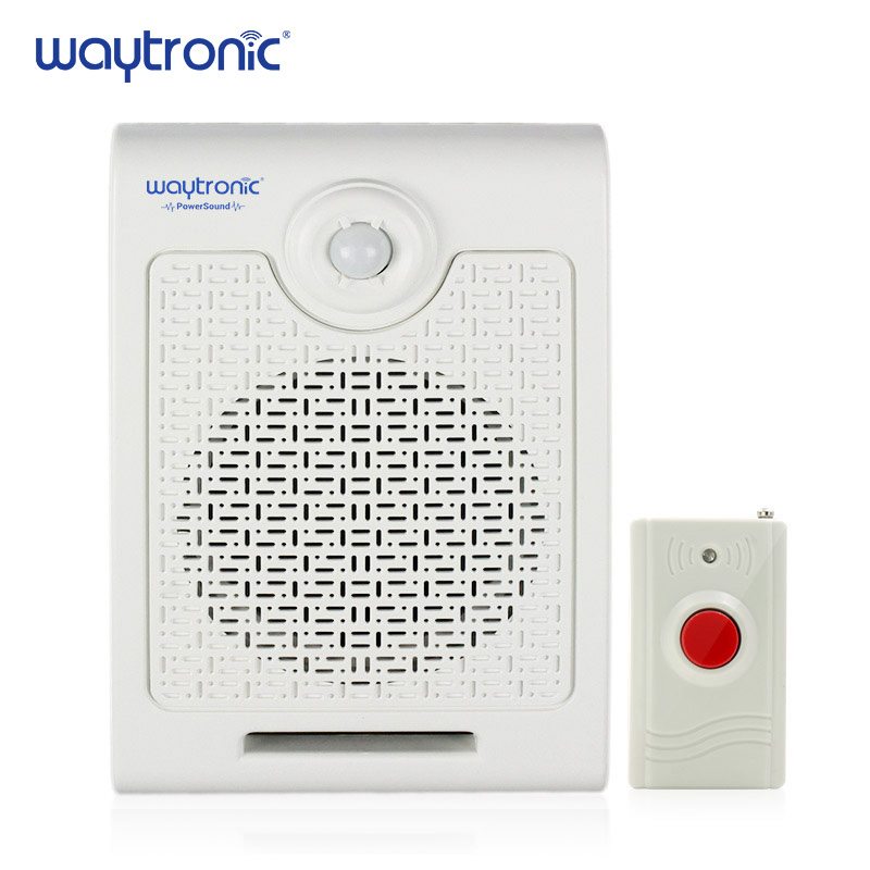 Wall Mount Speaker - Настенный мощный ПИК-датчик движения, кнопка активации