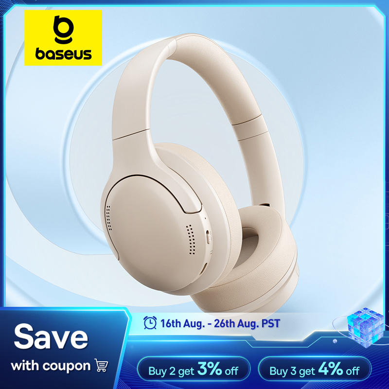 Home Cinema Headphones - Беспроводные наушники Baseus Bluetooth 6.0, Hi-Fi