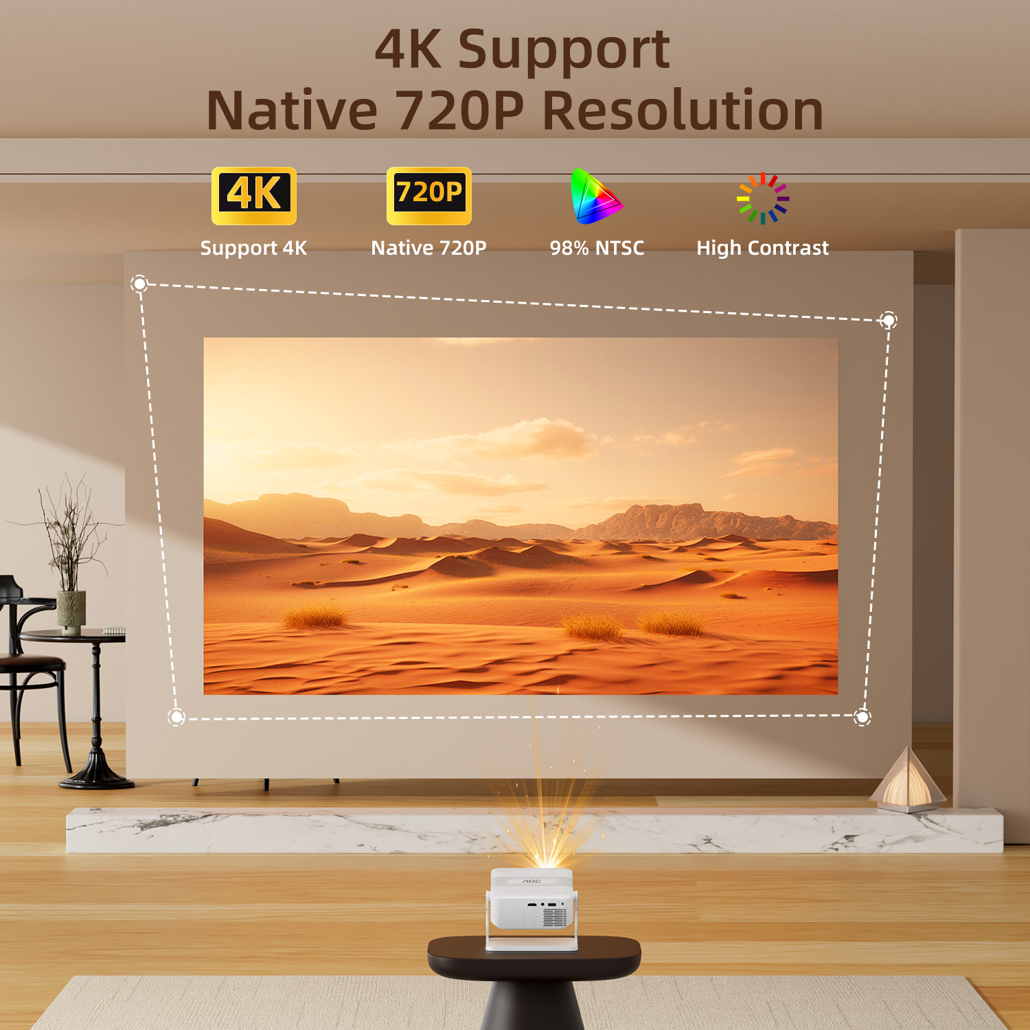 Портативный проектор AOC HA109 – обзор и цена Home Cinema Entertainment