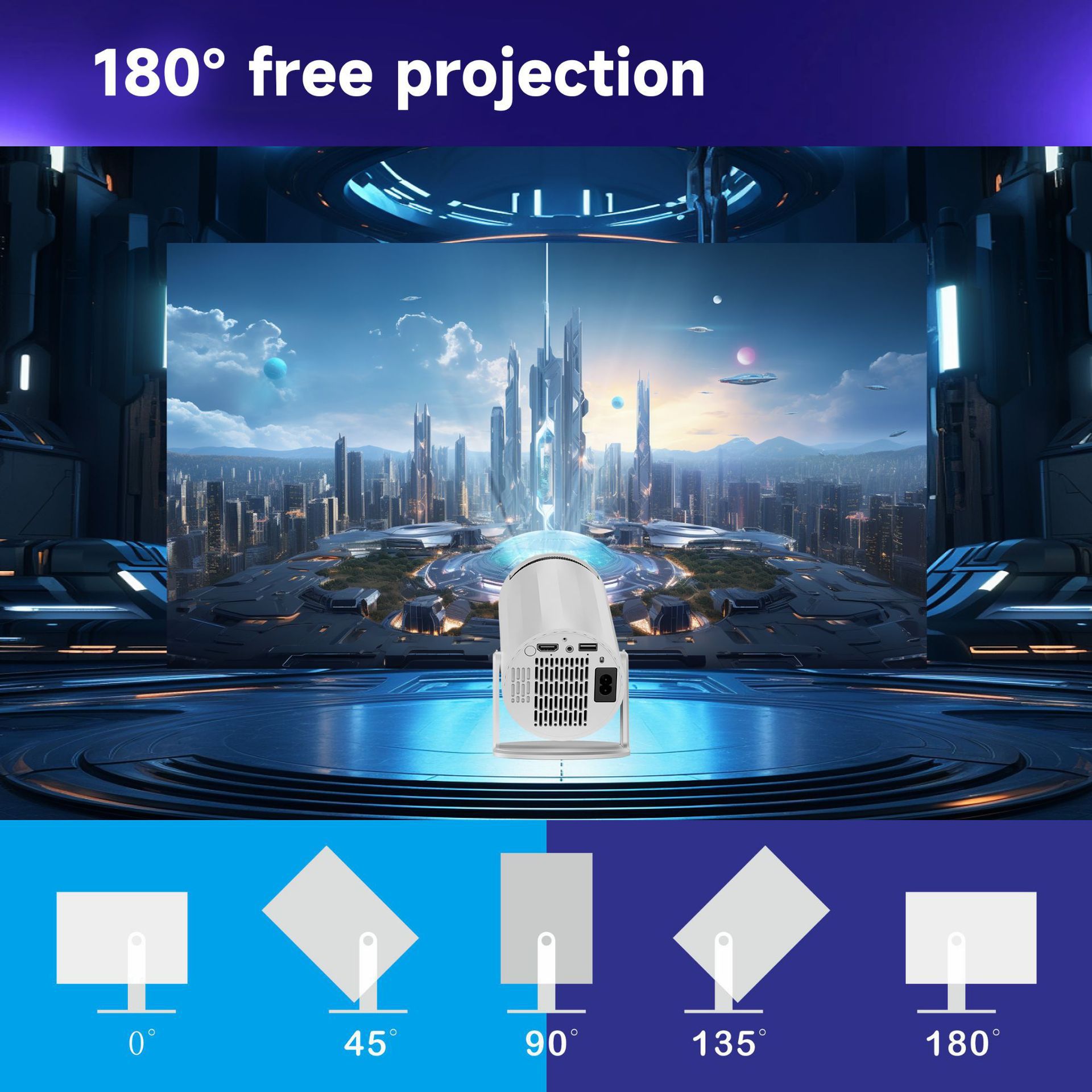 Умный проектор Salange X8Mini  – обзор и цена Home Cinema Entertainment