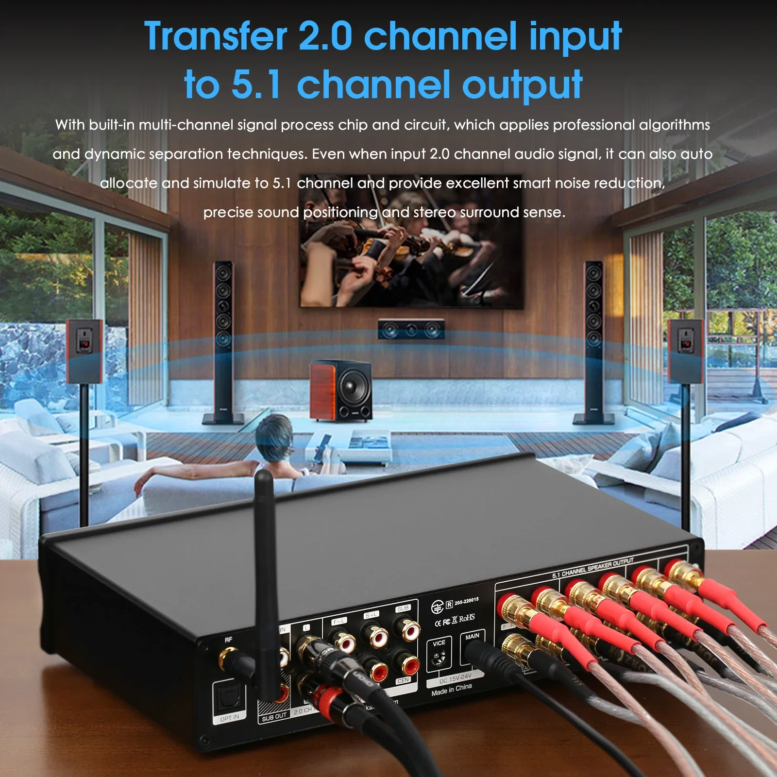 Douk Audio 5.1-канальный цифро – обзор и цена Home Cinema Receiver