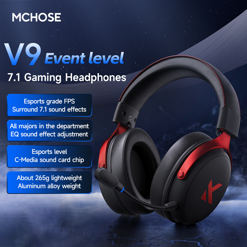 MCHOSE V9 Pro Гарнитура с микр – обзор и цена Home Cinema Headphones