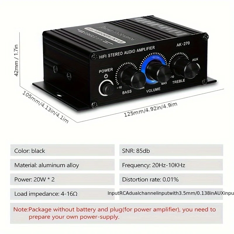 Мини-усилитель мощности AK-270 – обзор и цена Home Cinema System