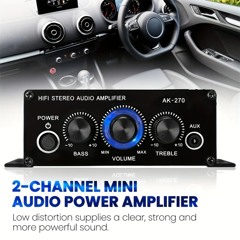 Мини-усилитель мощности AK-270 – обзор и цена Home Cinema System