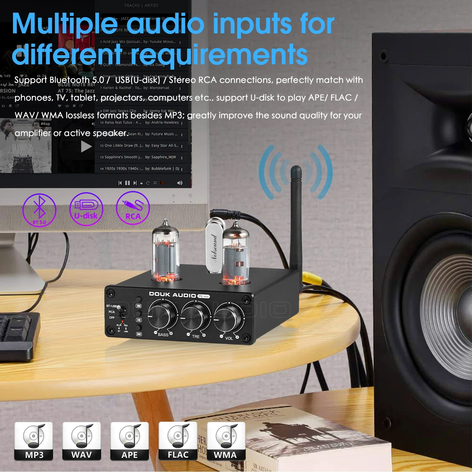 Douk Audio HiFi Bluetooth 5.0  – обзор и цена Home Cinema Receiver