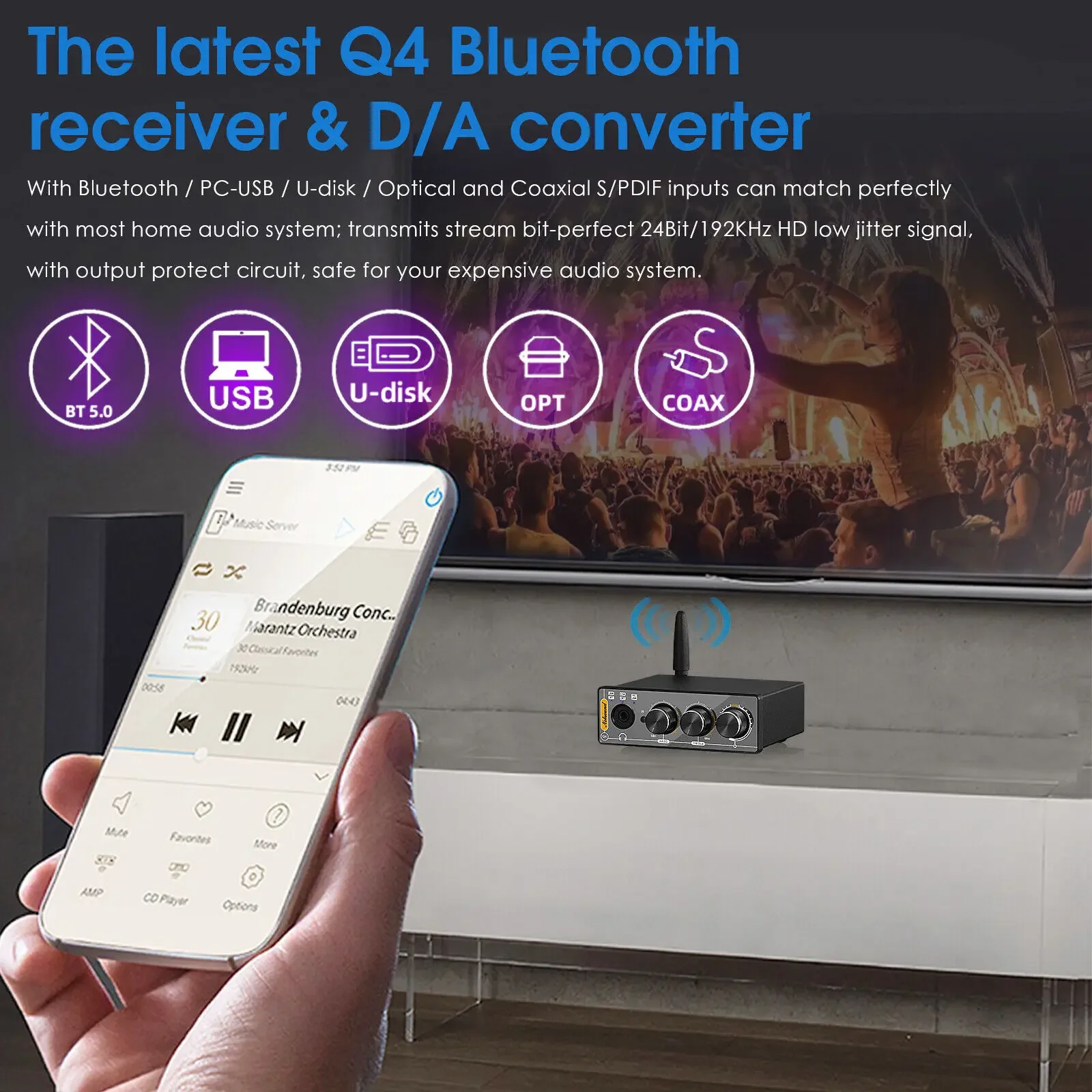 Nobsound Q4 Mini Ddigital в ан – обзор и цена Home Cinema Receiver
