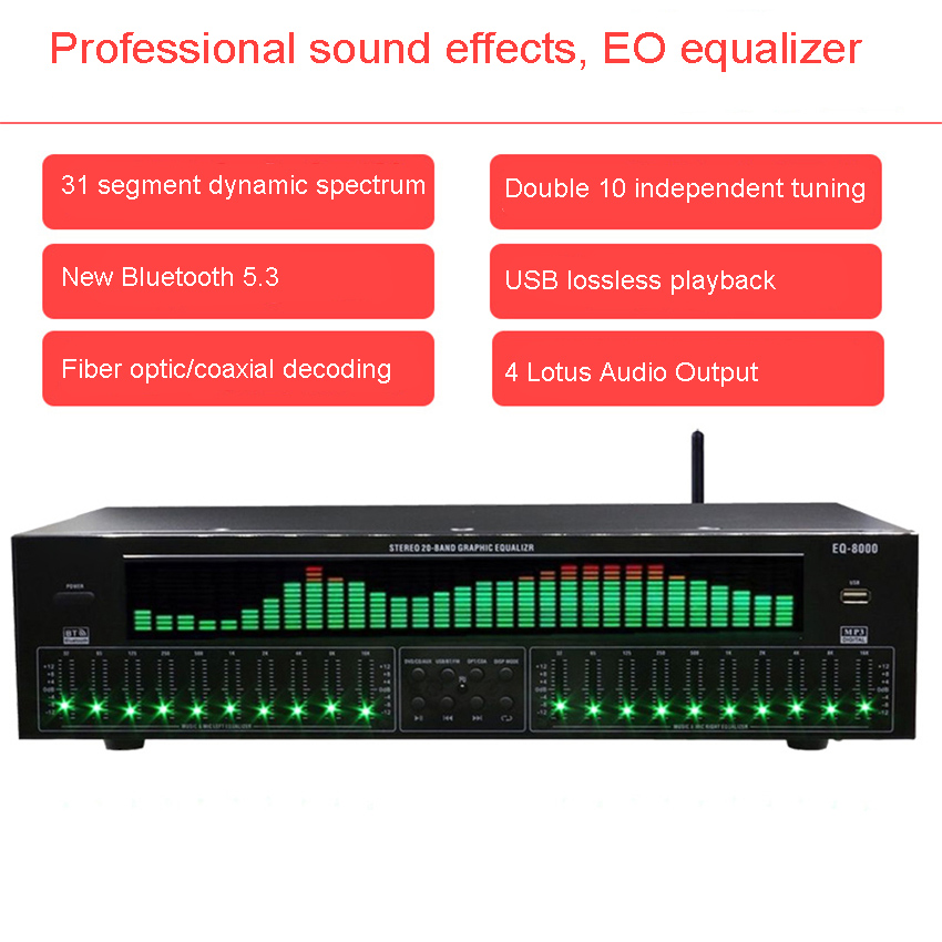 EQ8000 Эквалайзер Bluetooth 5. – обзор и цена Home Cinema Receiver